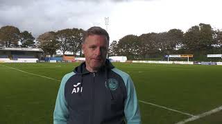 Alan Maybury Post Match Interview v Stranraer FC 280092024 [upl. by Micheline804]