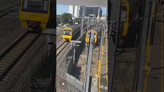 SMU 232 departing Ipswich towards Rosewood passing under Waghorn street with Country Horn Toot [upl. by Firestone]