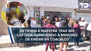 Captan a maestra jalando de las orejas a niños en escuela de Edomex padres piden investigar [upl. by Sidra]