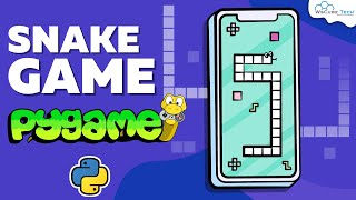 Build a Snake Game🐍 with Python and Pygame  Python Advanced Project [upl. by Rockey]