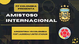 Argentina vs Colombia Amistoso internacional femenino [upl. by Yousuf]