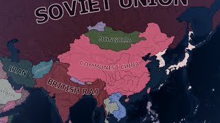 What if Communist China had all Chinese territory and joined the Comintern  Hoi4 Timelapse [upl. by Fifine493]