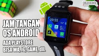 SMARTWATCH PAKE OS ANDROID DAN SUDAH 4G  Unboxing amp Review Smartwatch Android W5 4G Aladeng [upl. by Daggna294]