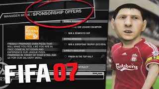 PLAYING FIFA 07 CAREER MODE [upl. by Truda]