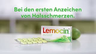 Lemocin® Lutschtabletten gegen Halsschmerzen  Wirkt gut schmeckt gut [upl. by Aikam]