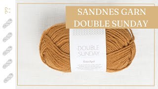 Sandnes Garn Double Sunday Yarn Review  Untwisted Threads [upl. by Kirchner]