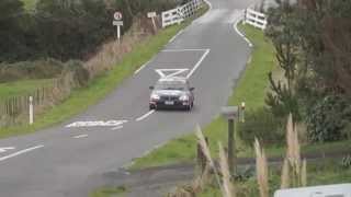 Crash at Rally Taranaki 2014  Ric Chalmers and Christopher Gracie [upl. by Eanat]