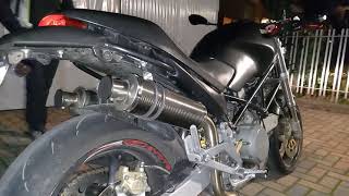 PURE SOUND  Ducati Monster 620 dark ie Roadsitalia exhaust [upl. by Brien]