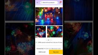 Clickworlds 14 LEDs 12 m Multicolor ColorChanging Flower Rice Lights Pack of 1 [upl. by Siri]