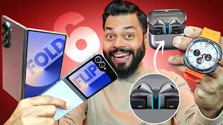 Samsung Galaxy Z Fold 6 Flip 6 Hands On amp First Look ⚡ FtWatch Ultra amp Buds 3 Series [upl. by Azaleah]