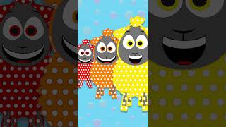 Big Bigger Biggest Song  POLKADOT SHEEP BabyBigMouth shorts kidssong dance toddler learn [upl. by Aisinoid]