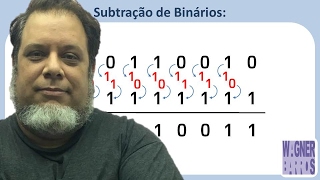 Informática  Aritmética Subtração de binários [upl. by Marb]