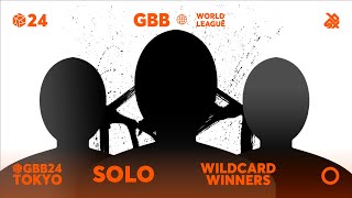 GBB24 World League SOLO Category  Qualified Wildcard Winners Announcement [upl. by Esenwahs]