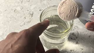 How to Mix Protein Powder With Water [upl. by Haraf228]