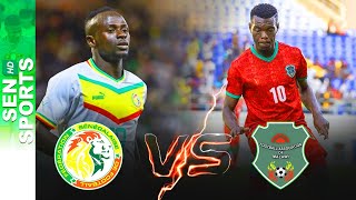 Sénégal🇸🇳 vs Malawi🇲🇼 en direct live commenté stade Abdoulaye Wade [upl. by Dalston]