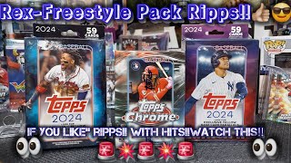 🚨💥2024 TOPPS CHROME BLASTER amp SOME HANGERS OF SERIES 1 AND 2 CAME THREW WITH THE HITS👍🏼😎💯🔥 [upl. by Egidio994]