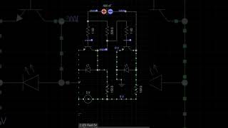 Led flip flop circuit with 2 transistors [upl. by Amity405]