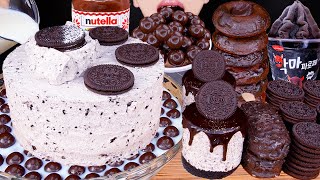 ASMR MALTESERS CHOCOLATE MILK MAGNUM ICE CREAM OREO NUTELLA DESSERT MUKBANG 먹방 チョコレート EATING SOUNDS [upl. by Cherian351]