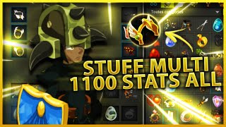 CRÂ MULTI 1100 STATS ALL SUR DOFUS  STUFF BROKEN [upl. by Canning220]