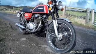 Honda CB200 1977 walk around [upl. by Asined565]