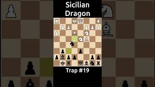 🔥 Sicilian Dragon Traps Unveiled  Trap 19 ♟️ [upl. by Ambrosio]