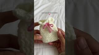 crochet mini drawstring pouch tutorial is up now [upl. by Sdlonyer405]