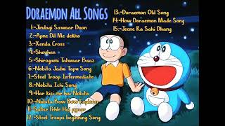 Doraemon All Popular Song PlaylistBest Song Of Doraemon doraemon song shinchan [upl. by Llehcam]