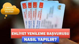 EHLİYET YENİLEME BAŞVURUSU NASIL YAPILIR E Devlet Üzerinden Ehliyet Randevusu Alma [upl. by Hendon]