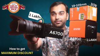 Sony A6700 amp Sony 18105mm Lens Review  Amazon Great Indian Sale Unit [upl. by Tnecillim]