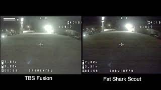 Testing Fatshark Scout Analog Goggles VS DJI V2 w TBS Fusion Module [upl. by Prinz517]