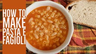 How to make Pasta Fagioli  Cara Di Falco  Caras Cucina [upl. by Stewardson12]