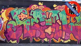 LONDON GRAFFITI  WALL SESSION S4E2  REAL [upl. by Dnaleel]