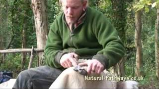 Flint Knapping  Will Lord shows how to make a Flint Hand Axe [upl. by Nymassej]