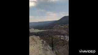 Water is now flowing over the top of the Chilcotin landslide August052024 [upl. by Ylyl]