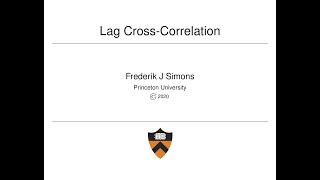 Lag Cross Correlation [upl. by Eiderf]