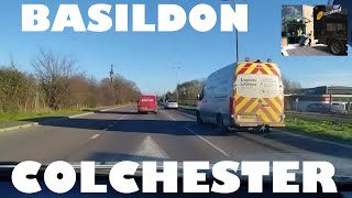 Basildon SS14 to Colchester CO1 100124 [upl. by Kcirevam]