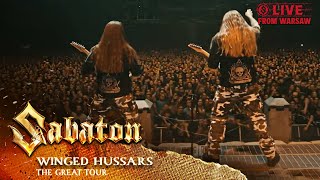 SABATON  Winged Hussars Live  The Great Tour  Warsaw [upl. by Wohlen450]