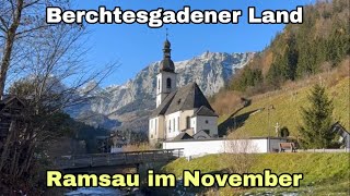 Berchtesgadener Land  Ramsau im November [upl. by Kendrah]