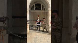 army royalkingsguards royalguards kingsguard lifeguards london shorts viralvideo feedshorts [upl. by Ambrosine]