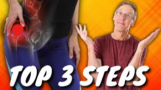 Top 3 Steps For Treating Hip Bursitis [upl. by Annnora498]