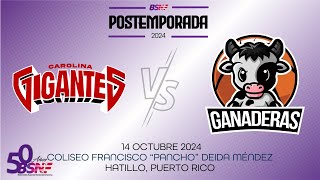 Gigantes de Carolina vs Ganaderas de Hatillo [upl. by Yatnahc]