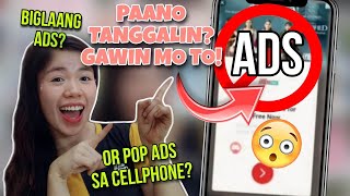 PAANO TANGGALIN O IBLOCK ANG BIGLAANG ADS O POP ADS SA ANDROID CELLPHONE  Step by step [upl. by Llirpa]