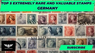 Top 5 Extremely Rare and Valuable Stamps  Germany [upl. by Eninnej204]