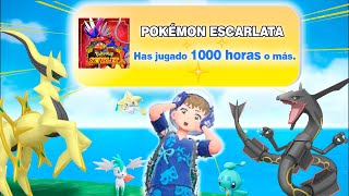 He Jugado 1000 HORAS a Pokémon Escarlata ¡Y Así Está mi Partida [upl. by Ynnod]