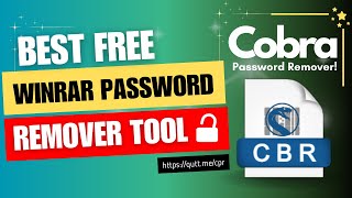 RAR Password Unlocker Free  Cobra Password Remover  Winrar Password Unlock ✅  PC  Mobile [upl. by Elisabetta]