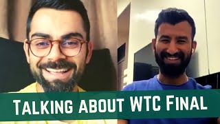 Virat Kohli amp Pujara talk about WTC Final with Covert Indian  CI Edits [upl. by Akzseinga]