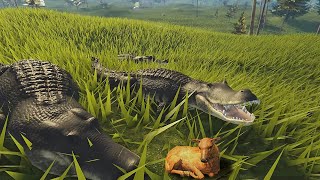 Crocodiles Terrorizing Yellowstone  ROBLOX Yellowstone Unleashed [upl. by Earlie]