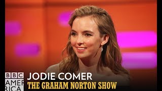 Jodie Comers Accents Slay  The Graham Norton Show  BBC America [upl. by Winser860]