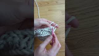 How to knit the double garter stitch knitting [upl. by Lilian]