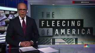 NBC Nightly News quotFleecing of America anchor intro March 28 2022 [upl. by Artamas]